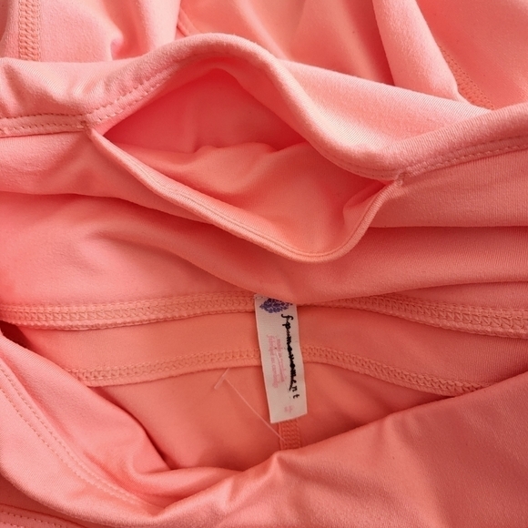 Free People FP Movement Very Prarie High Rise Leggings Papaya Punch New Small - Picture 13 of 15